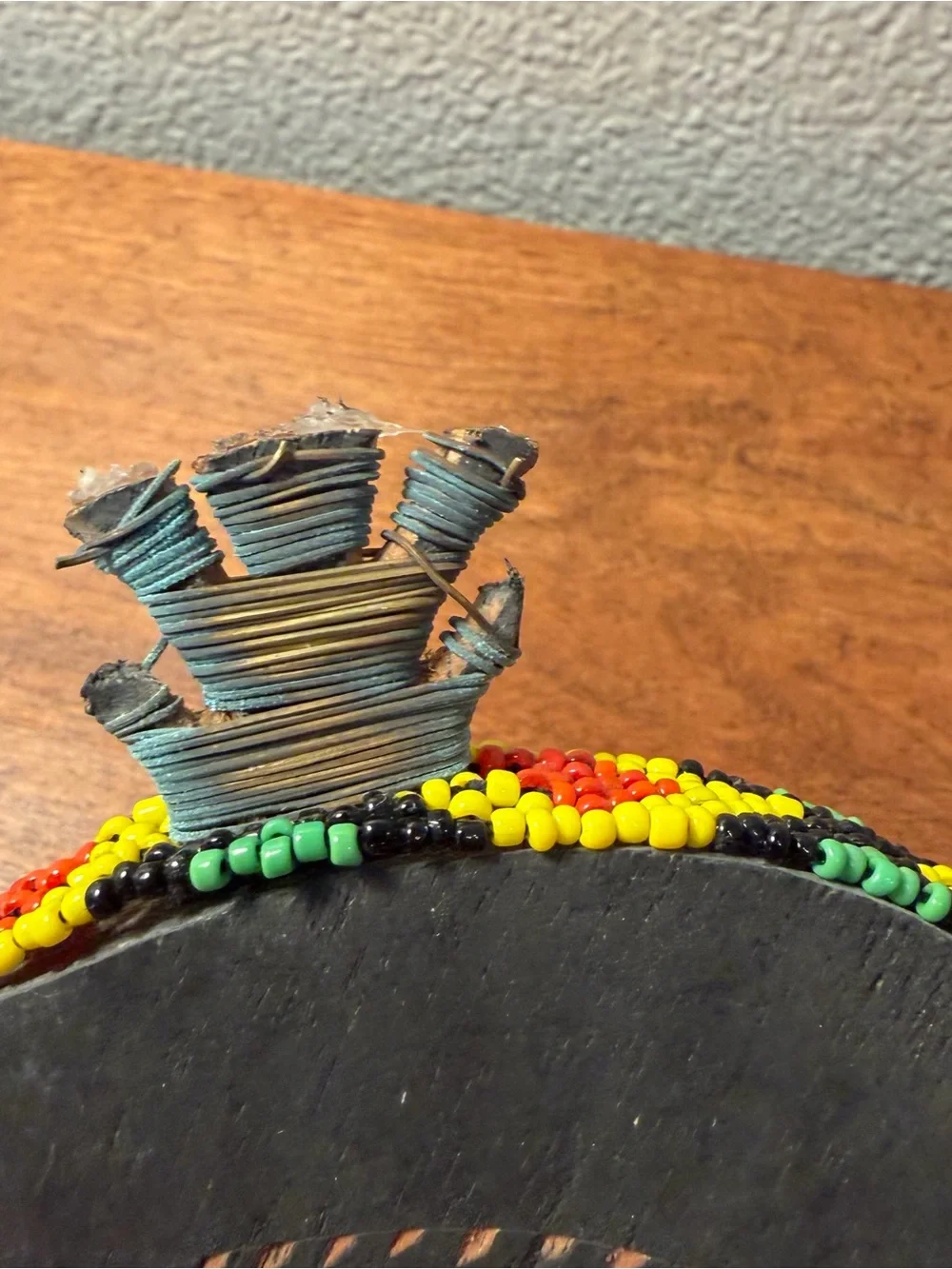 Authentic Handmade Philippine Classic Mindanao T’boli Tribe Beaded Comb Head